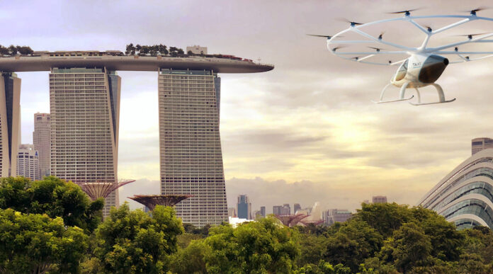 Volocopter , Flugtaxis ,eVTOLs ,Singapur