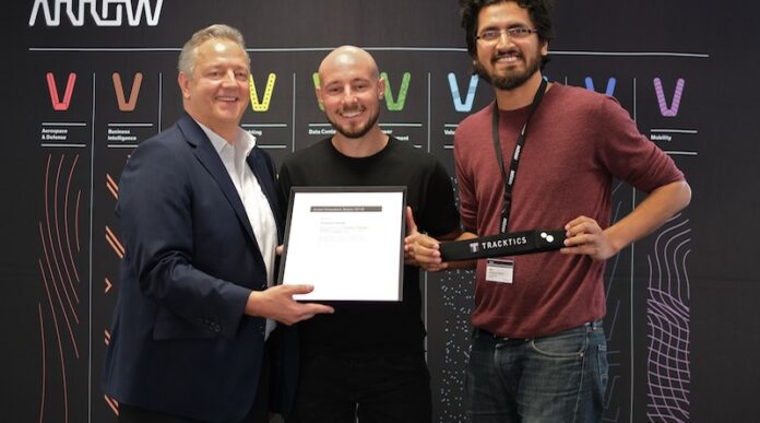 Tracktics gewinnt den Innovators Award 2018 von Arrow Electronics