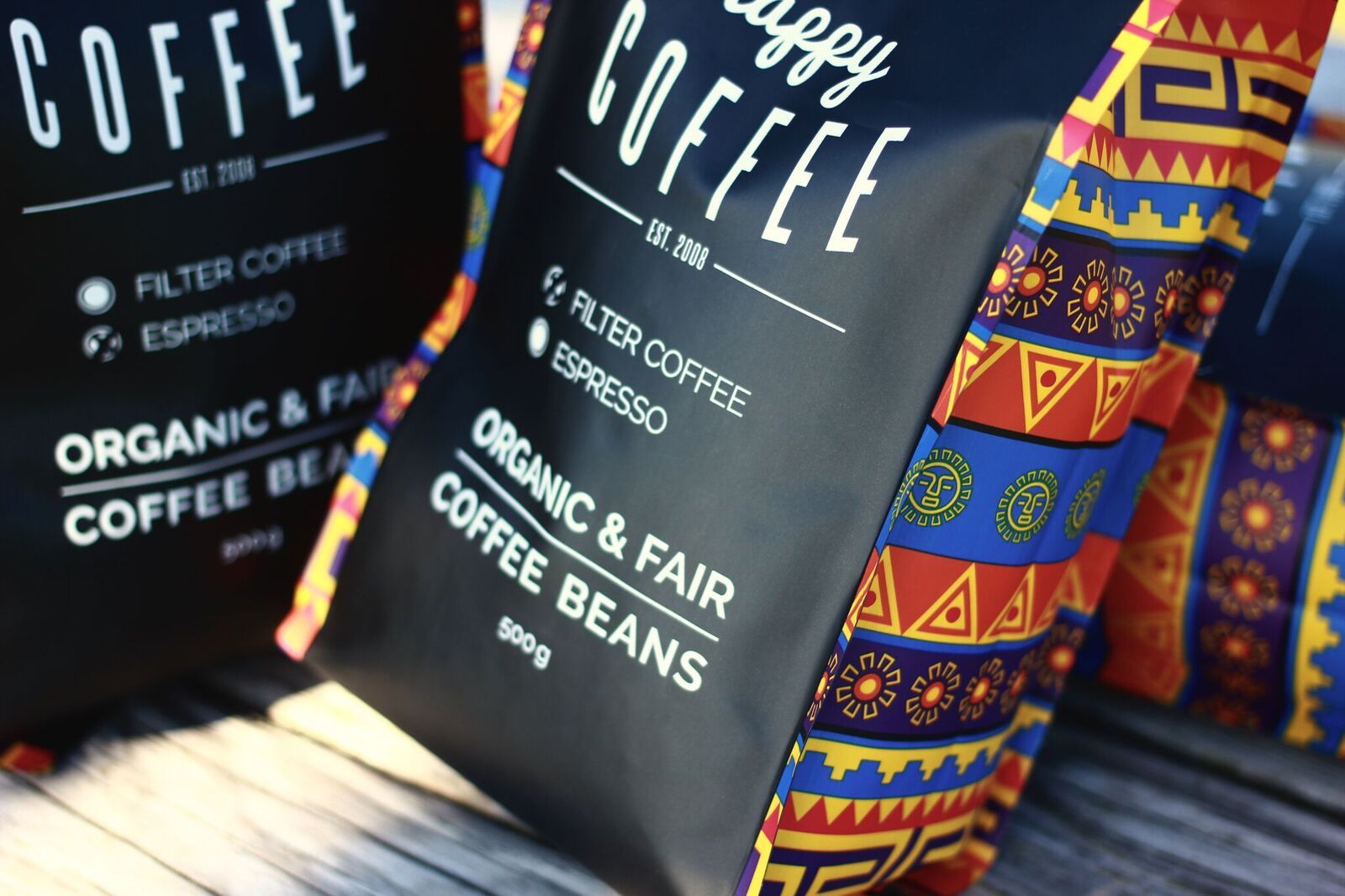 Happy Coffee fairer Bio zertifizierter Kaffee von Kleinbauern