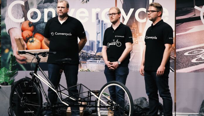 Convercycle Bike wendiges City-Bike mit dem Stauraum eines Cargo-Bike Fahrrad