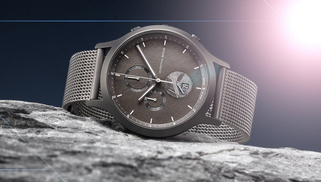 Chronograph Meteorite von Lilienthal Berlin Limited Edition