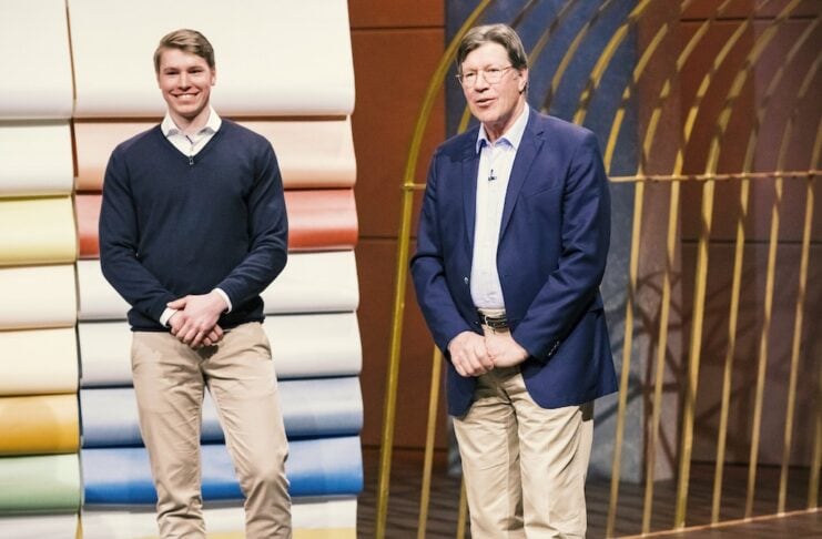 Paul und Ulrich Eitel Gründer von keimeEX die antibakterielle Tapete in der Höhle der Löwen