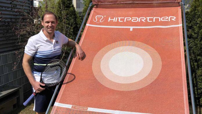Rainer Schüttler nutzt mobile Tenniswand für den Spielrhythmus