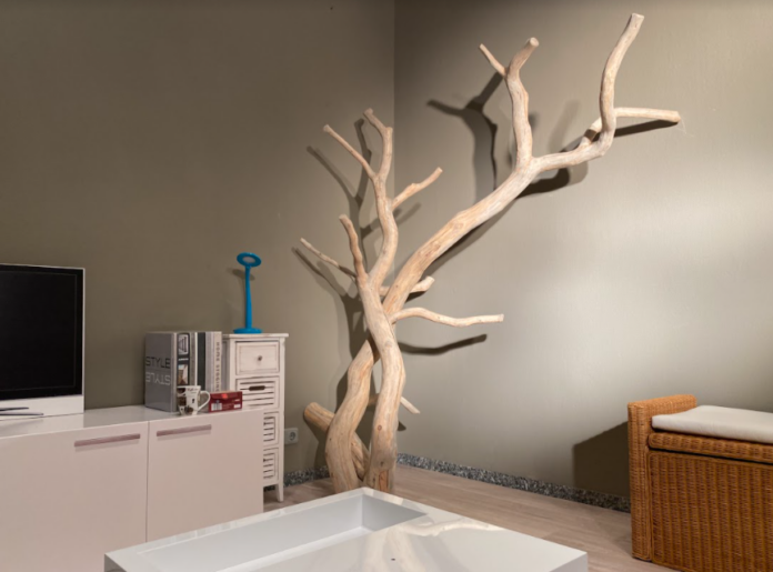AnyTree Design Kratzbaum aus Massivholz nachhaltig