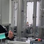 Schaut nicht auf die Uhr chirurgische OP-Masken