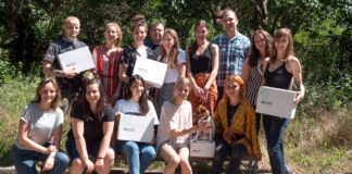 TrendRaider Boxen gefüllt mit nachhaltigen Lifestyle-Produkten aus den Bereichen Fashion, Food, Wellness und Design team bild