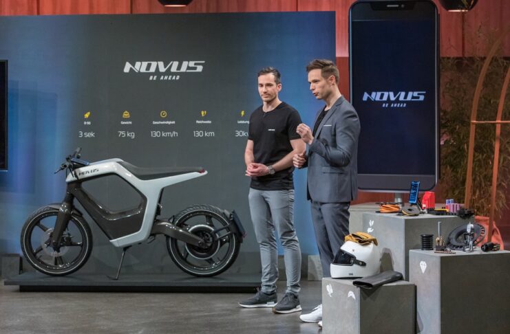 NOVUS Elektro Leichtkraftrad in der Höhle der Löwen