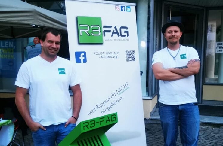 R3FAG Sammel- und Recyclingsystem für Zigaretten