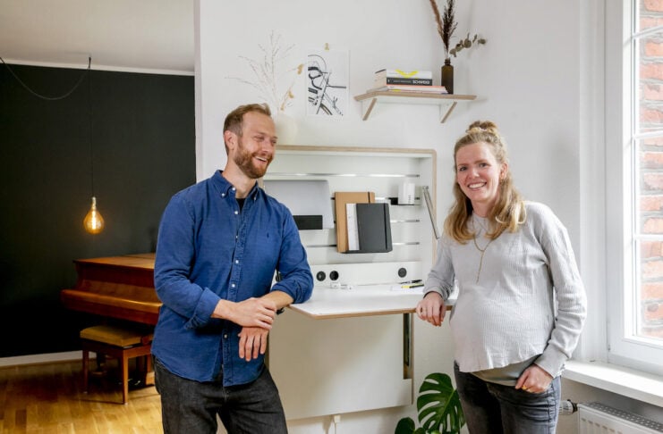 Klappt. klappbares Homeoffice Wandschreibtisch