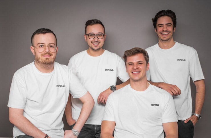popsteak Eden Biniaurishvilli, Danell Daral, Christoph Divis und Raphael Tsitsovits © Raphael Fasching