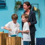 Immer weitermachen! Saubergarten kindgerechte Putzmittel Höhle der Löwen die Gründerin mit zwei Kindern im Pitch