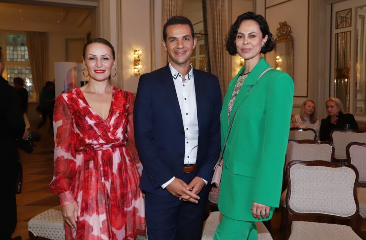 Martin Elias Buch Premiere mit Prominenz ina menzer martin elias und natalia yegorova