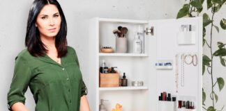 orgnatic Gründerin Nadia Al-Mardini mit dem Aufbewahrungssystem