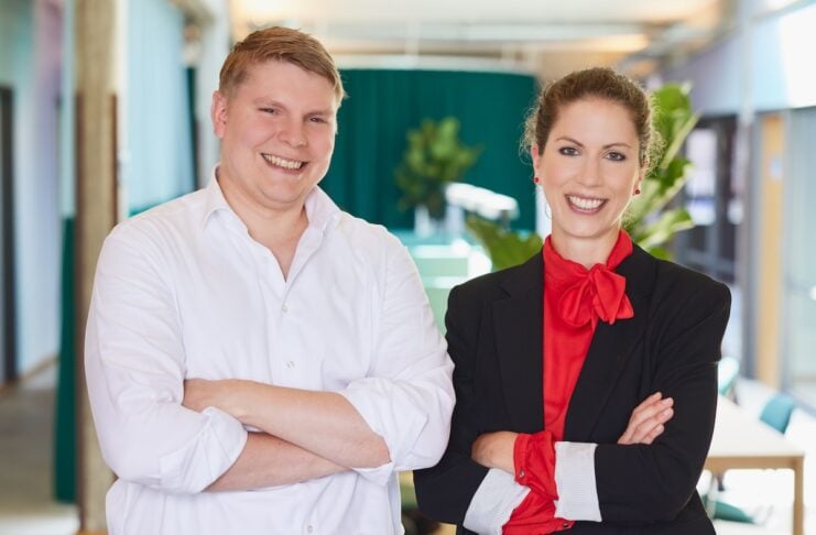 NextGen Innovator-Gründer-Team Sarah Kübler und Sebastian Niemann Bildrechte Sascha Wysk