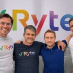 Ryte gibt Übernahme durch Semrush Holdings, Inc. bekannt ryte Team Photo von Ryte und Semrush. (v.l.n.r) Mit Andy Bruckschloegl, Marcus Tandler (Gründer Ryte), Eugene Levin (President Semrush) und Jens Mittnacht (CFO/ COO Ryte).