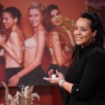 Das Geheimnis eines aufstrebenden Beauty-Startups Azuka Stekovics präsentiert mit „LANIN LABS“ ein Hautserum für melaninreiche Haut. Sie erhofft sich ein Investment von 130.000 Euro für 30 Prozent der Firmenanteile. Foto: RTL / Stefan Gregorowius