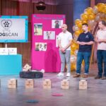 Wie kann ein außergewöhnlicher Spürsinn Leben retten? Dogscan GründerAli Bouklloua, Florian Wienen und Alexander Maßen präsentieren mit "Aki" „DOGSCAN“, die Lungenkrebsfrüherkennung mit Hilfe von Hunden. Sie erhoffen sich ein Investment von 500.000 Euro für 10 Prozent der Firmenanteile. Foto: RTL / Bernd-Michael Maurer