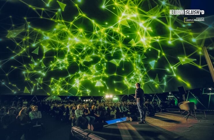 Dr. Larissa Leitner ist Co-Founder & Co-CEO des HR Tech Startups Empion bei der Heilbronn Slush'D 2024