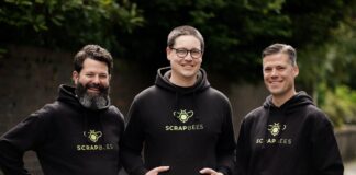 ScrapBees Thilo Hamm, Sebastian Kopsan, Florian Kriependorf (von links nach rechts)