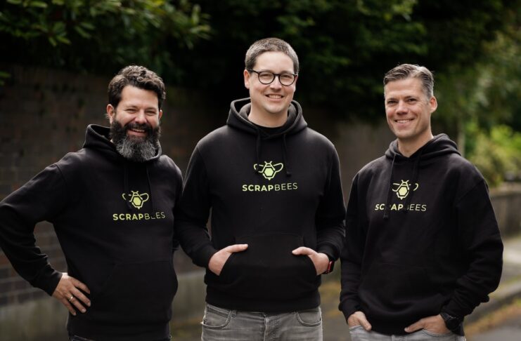ScrapBees Thilo Hamm, Sebastian Kopsan, Florian Kriependorf (von links nach rechts)