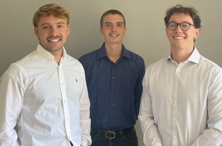 dianovi gründer Nils Bergmann, Elias Hofmann und Niklas Prisching 