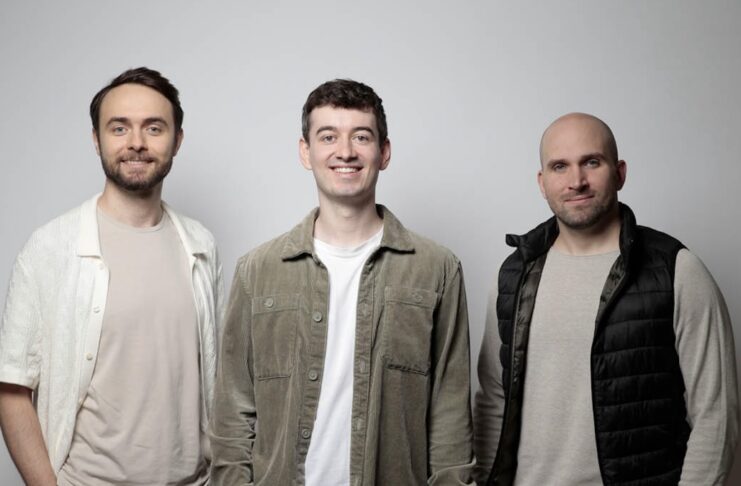 inVenture Capital Founder Team Bild Samuel Gassauer, Lennard Fischer, Alexander Lübcke