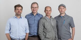 contextflow von links nach rechts: Prof. Georg Langs, Prof. Allan Hanbury, Markus Holzer, René Donner Bildquelle: contextflow GmbH