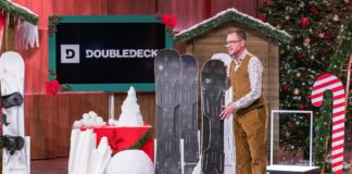 DOUBLEDECK® Andreas Kramer präsentiert „Doubledeck“ – die Revolution auf dem Snowboardmarkt. Er erhofft sich ein Investment von 500.000 Euro für 5 Prozent der Firmenanteile. +++ Die Verwendung des sendungsbezogenen Materials ist nur mit dem Hinweis und Verlinkung auf RTL+ gestattet. +++ Foto: RTL / Bernd-Michael Maurer