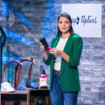 Was machte den ersten Schritt so besonders? happytiptoes Gründerin Christina Strasser in 2 Minuten 2 Milllionen (c) PULS 4 Gerry Frank