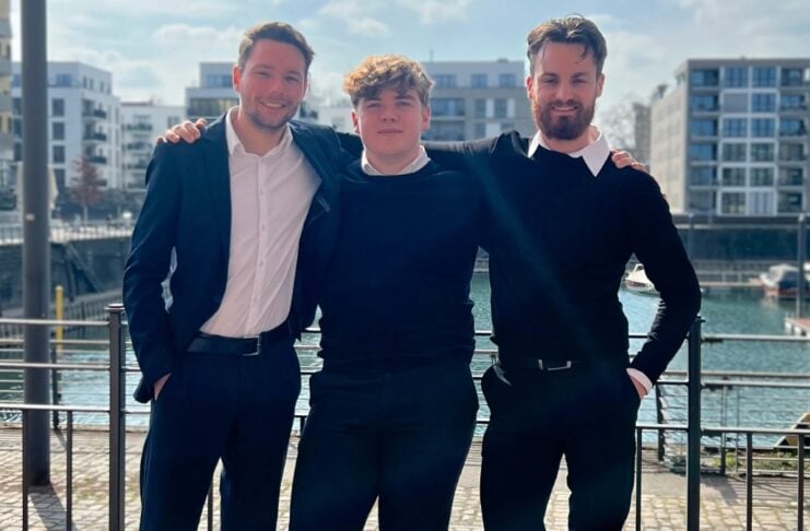 tensorFive Gründerteam Bild von links nach rechts:Jonas Bayer, Patrick Wagner und Christian Betz
