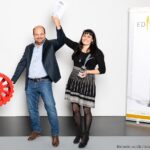 Wie kann eine neue Bereifung die Landwirtschaft nachhaltiger machen? Roundgrip Stefan und Sabine Edtbauer EDISON20_INNOVATIV_Silberpreisträger_Achleitnersigniert @ tech2b/Juliana Tasler