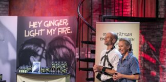 2 Minuten 2 Millionen am 22. April die Gründer von Naturally Noughty beim Pitch im Studion von 2 Miniten 2 Millionen für dei Aussstralung am 22 April!
