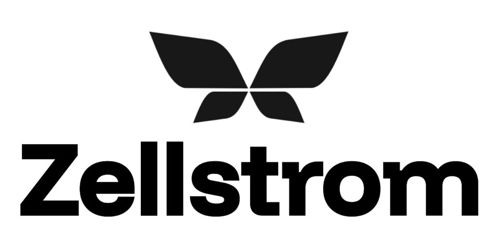Zellstrom logo schwarz weiss