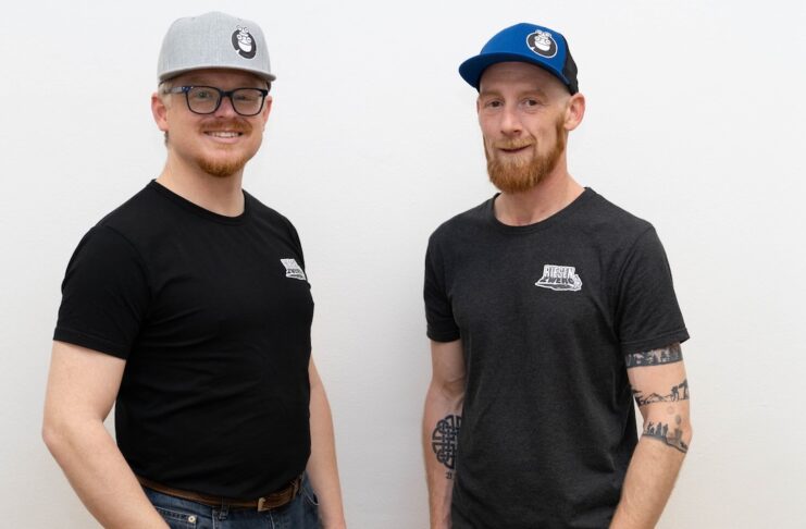 RIESENZWERG free on shoulders Smarte Tragesysteme founder team bild