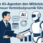 Umsatz neu denken KI-Agenten Mittelstand mensch mit ai von chatgpt generiertes Bild