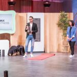 Was treibt uns an, wenn der Körper nicht mehr mitmacht? max fitness Faszienrolle Oya Hertfelder und Christian Müller präsentieren mit „Max Fitness“ eine Faszienrolle die nicht wegrollt. Ex-Skispringer Sven Hannawald (r.) unterstützt sie bei dem Pitch. Sie erhoffen sich ein Investment von 240.000 Euro für 20 Prozent der Firmenanteile. Foto: RTL / Bernd-Michael Maurer
