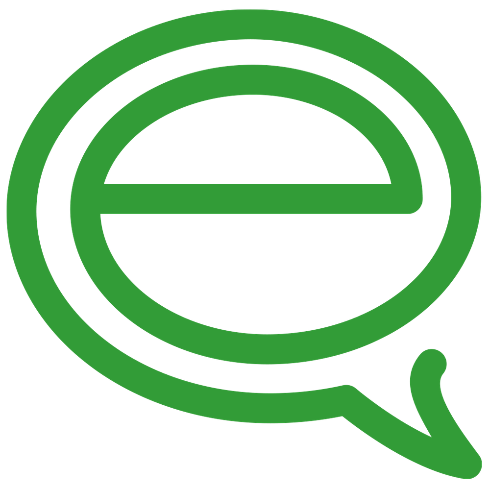 emcomy logo grüne schrift weisser hintergrund
