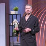 Was macht deinen Duschmoment jetzt völlig anders? HornyFeet Fußpflege Dusche Peter Michael Fedor Kreitmeir präsentiert die Duschfußfeile HornyFeet. Er erhofft sich ein Investment von 50.000 Euro für 25 Prozent der Firmenanteile. Foto: RTL / Bernd-Michael Maurer