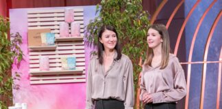 corridge porridge kollagen Mirjam (l.) und Ellen Spinnenhirn präsentieren mit „Corridge“ Porridge mit Collagen. Sie erhoffen sich ein Investment von 50.000 Euro für 20 Prozent der Firmenanteile.  Foto: RTL / Bernd-Michael Maurer RTL / Bernd-Michael Maurer
