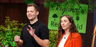 Artenglück Naturschutz Biodiversität Gründer Lara Boye und Felix Schulze-Varnholt präsentieren mit „Artenglück“ regionale Naturschutzmaßnahmen. Sie erhoffen sich ein Investment von 250.000 Euro für 10 Prozent der Firmenanteile. Foto: RTL / Stefan Gregorowius