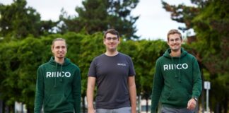 RIIICO: 3D-Modelle von Fabriken mit Künstlicher Intelligenz RIIICO Founding Team Bild Patrick Mertens, Jan Büchsenschütz und Felix Fink © Siemens AG