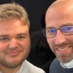 Kann ein Fußballspiel endlich fair und spannend zugleich sein? TransferKings: Das faire Spiel für echte Spieler mit Sammelkarten Teambild v.r.n.lChristoph Tschierschwitz und Jerome Wolff