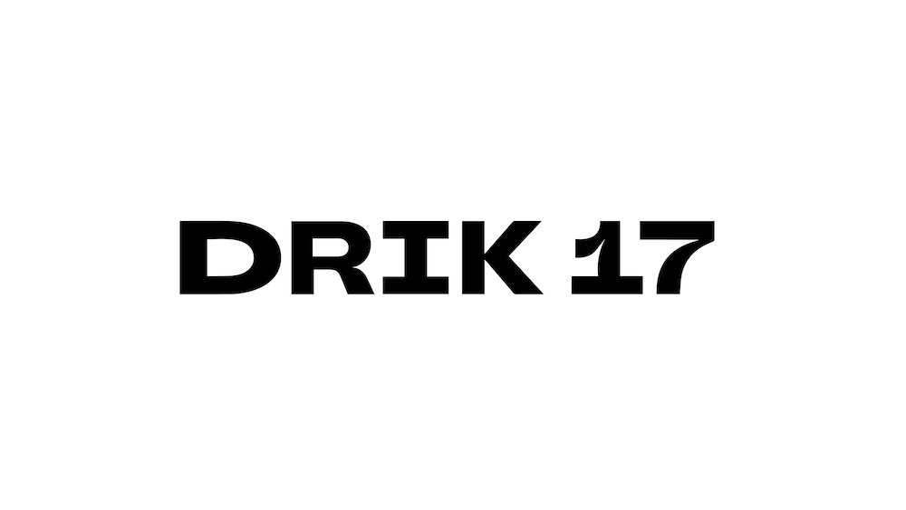 DRIK 17 logo schwarz weiss