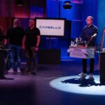 Kann ein Alltagsproblem so einfach gelöst werden? capsello zahnbürste mundhygiene Battle "Capsello" (l.) vs. „Radanker“ Beim Battle treten "Capsello“ mit Gründer Christian Flasch (r.) gegen „Radanker“ mit den Gründern Gerd Christner (l.) und Achim Christner an. Wer kann die „Löwen“ mit ihrer Geschäftsidee überzeugen und darf weiter pitchen ? @ RTL / Bernd-Michael Maurer