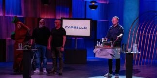 capsello zahnbürste mundhygiene Battle "Capsello" (l.) vs. „Radanker“ Beim Battle treten "Capsello“ mit Gründer Christian Flasch (r.) gegen „Radanker“ mit den Gründern Gerd Christner (l.) und Achim Christner an. Wer kann die „Löwen“ mit ihrer Geschäftsidee überzeugen und darf weiter pitchen ? @ RTL / Bernd-Michael Maurer