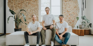 doyo – Digitale Stadtführungen und interaktive Touren erleben Gründerteambild vlnr Sebastian Brähler, Sascha Kurth und Daniel Knorn