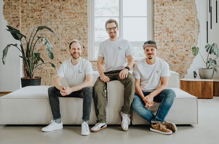 doyo – Digitale Stadtführungen und interaktive Touren erleben Gründerteambild vlnr Sebastian Brähler, Sascha Kurth und Daniel Knorn