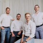 Ist das die Zukunft, wie Industrie wirklich Energie sparen kann? encentive: Industrie und Energie im Wandel. Bild (v. l. n. r.): Torge Lahrsen (COO), Daniel Ehnes (CPO), Nicolás Juhl (CEO), Sascha Greve (CTO).