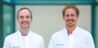 Verimedis – Radiologische Zweitmeinung für Patienten Dr. med. D. Schroth (l.) und K. Lamadé (r.),