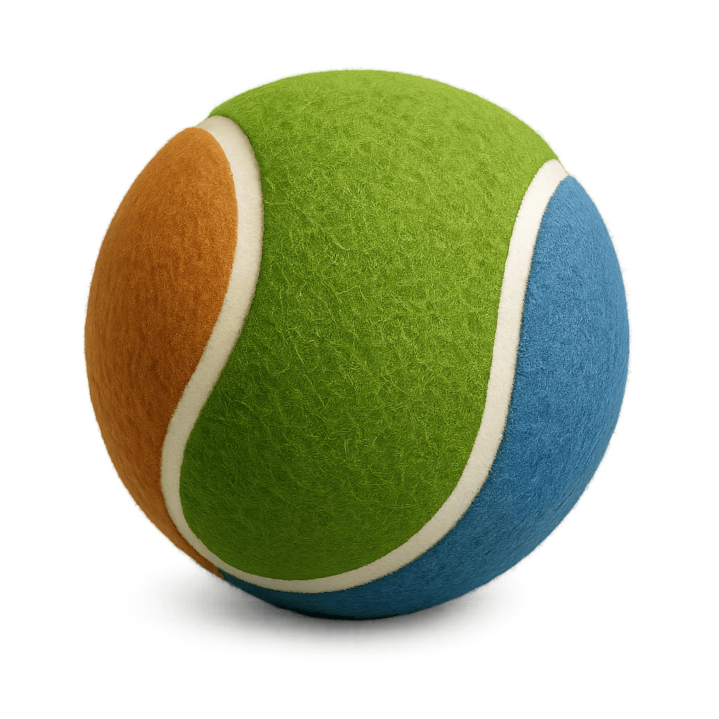 Tentasy logo tennisball bunt